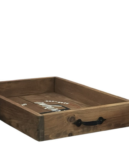Custom handmade Wooden Serving Tray  Vintage Lavergene Design