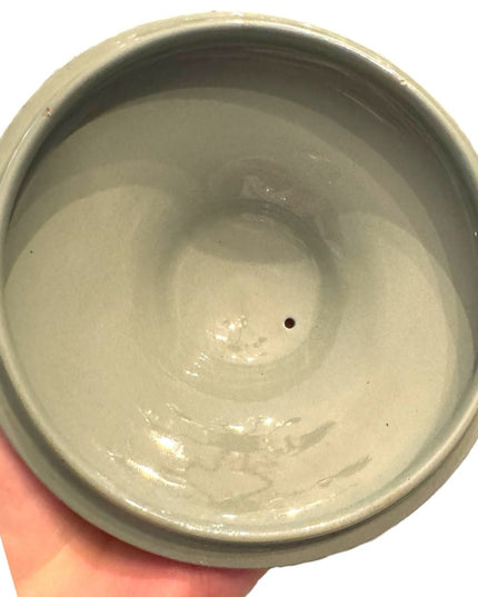 Wedgewood Medway England Etruria & Barlaston 'Medway Serving Bowl Ivory Green