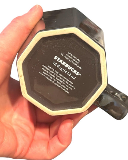 Geometric Starbucks silver  Gray Mug