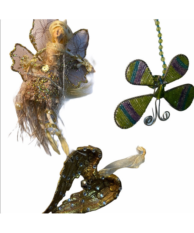 Ornaments decor fairy angel wing butterfly