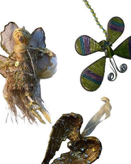 Ornaments decor fairy angel wing butterfly