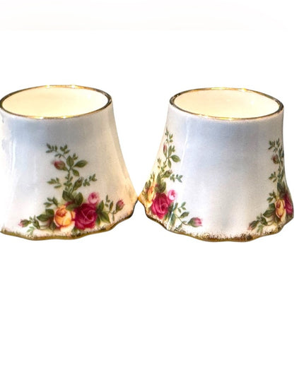 Like New Royal Albert Egg cups x2 pcs Old Country Roses