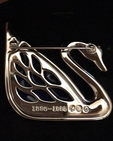 Swarovski (swan) Authentic Large crystal pave brooch Anniversary