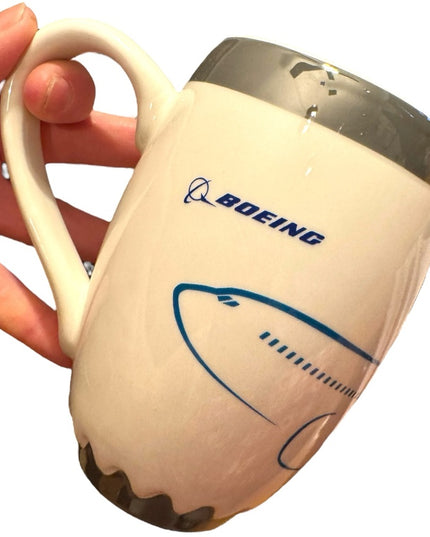Boeing Collection: BOEING 737 MAX Engine Coffee Mug, 20 Oz, Aviation Jets Cup