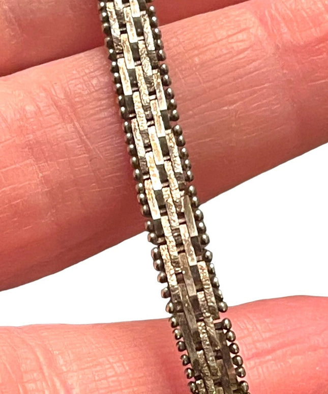 Vintage sterling silver 925 Riccio bracelet Italy