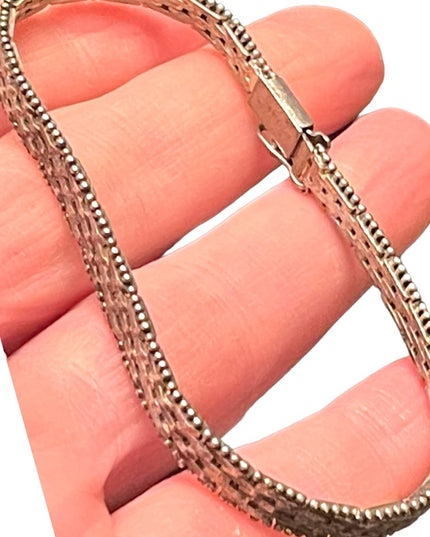 Vintage sterling silver 925 Riccio bracelet Italy