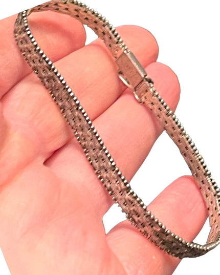 Vintage sterling silver 925 Riccio bracelet Italy