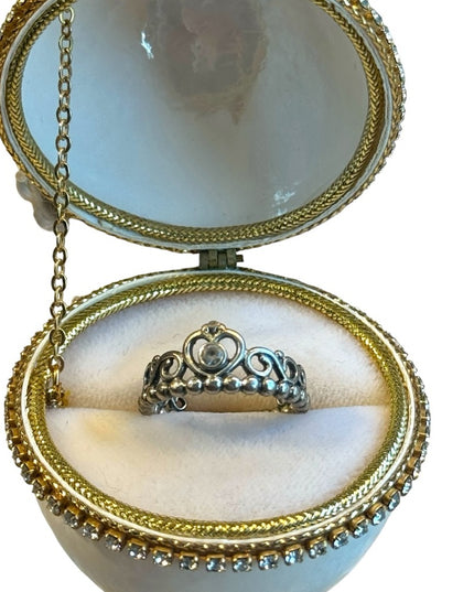 Lovely Pandora Crown 925 ALE Sterling Silver Ring