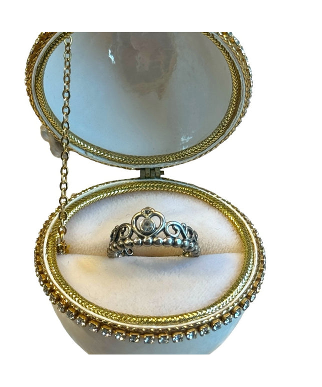 Lovely Pandora Crown 925 ALE Sterling Silver Ring