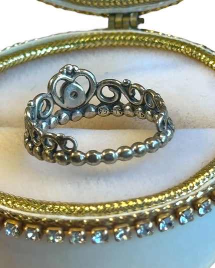 Lovely Pandora Crown 925 ALE Sterling Silver Ring
