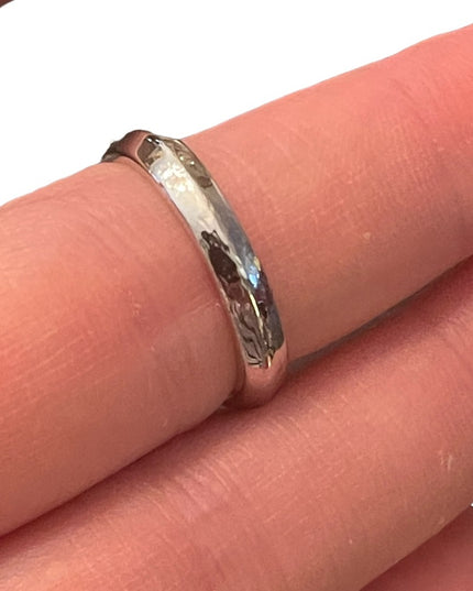 Stunning silver rhodium plt fancy simulated CZ engagement ring