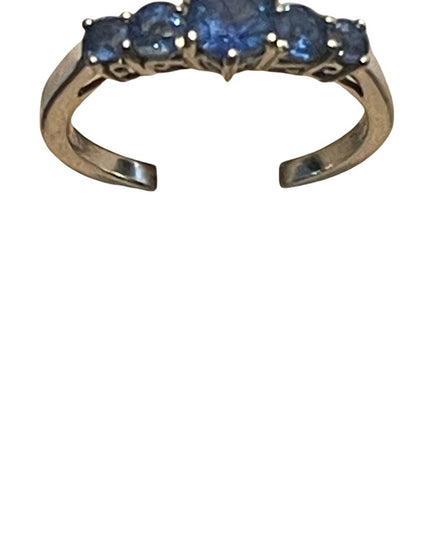 Sterling silver 925 Simulated sapphire Ring