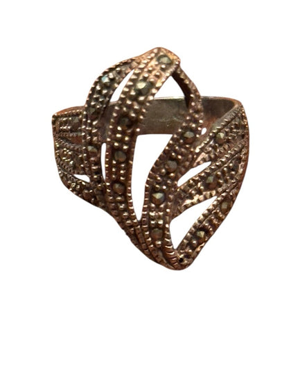 Sterling Silver 925 Marcasite Women's Ring