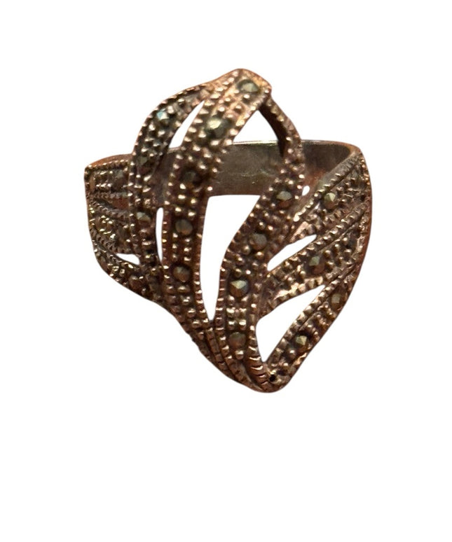 Sterling Silver 925 Marcasite Women's Ring