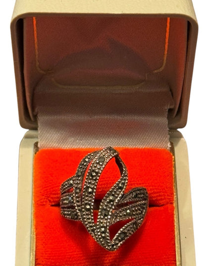 Sterling Silver 925 Marcasite Women's Ring
