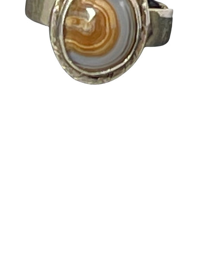 Vintage sterling silver 925 Agate ring
