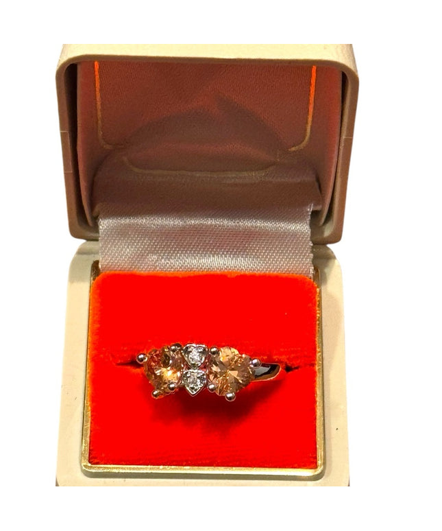 Elegant Sterling Silver 925 CZ  Women's Ring