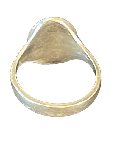 Sterling silver 925 Amethyst oval ring T oval top
