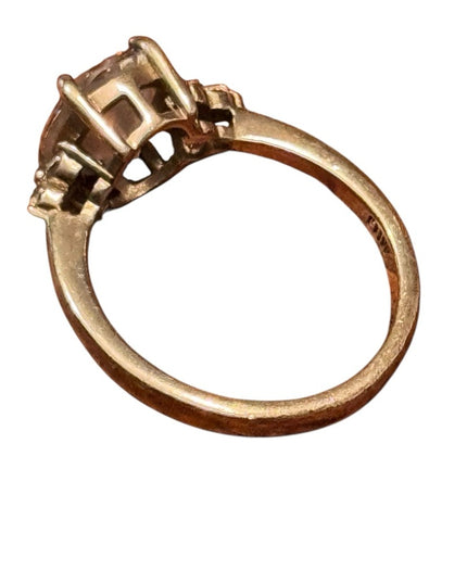 Sterling Silver Oval-Cut Cz 925 Ring