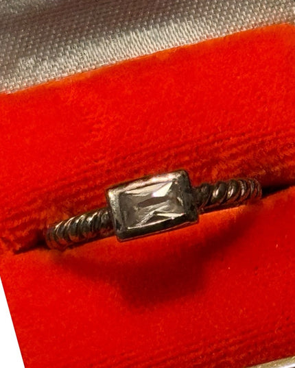 Vintage Steing Silver 925 Silpada CZ Women's Ring