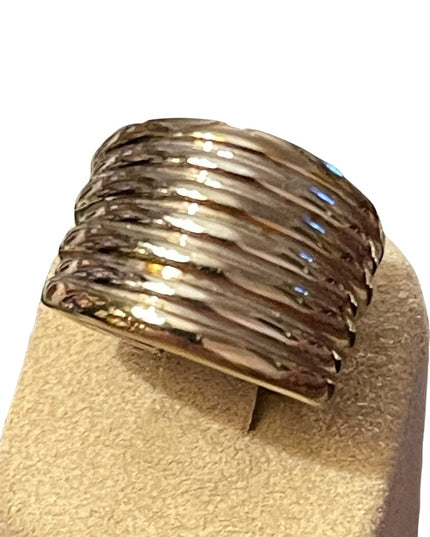 Sterling silver 925 wide band chunky ring