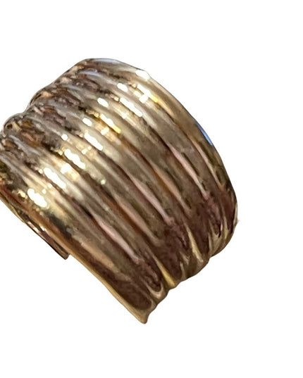 Sterling silver 925 wide band chunky ring