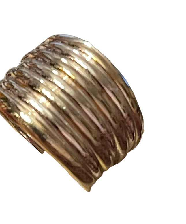 Sterling silver 925 wide band chunky ring