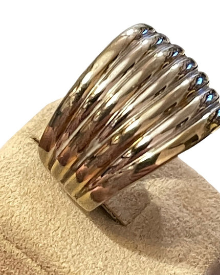 Sterling silver 925 wide band chunky ring