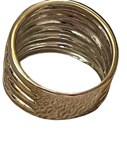 Sterling silver 925 wide band chunky ring