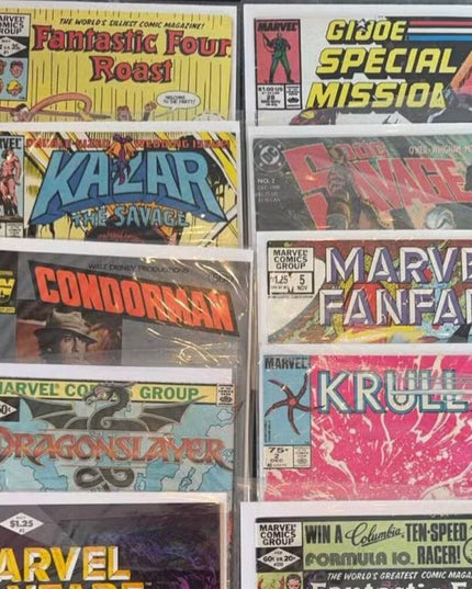 Vintage Lot of Comic Books x10 pcs