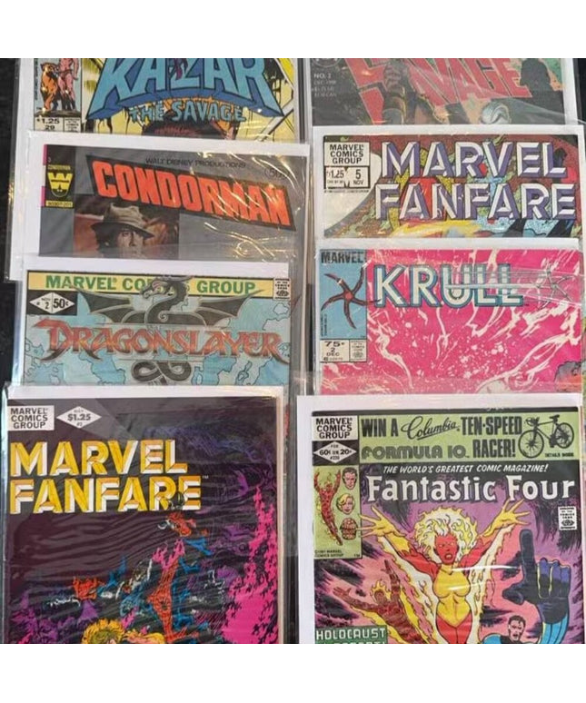 Vintage Lot of Comic Books x10 pcs