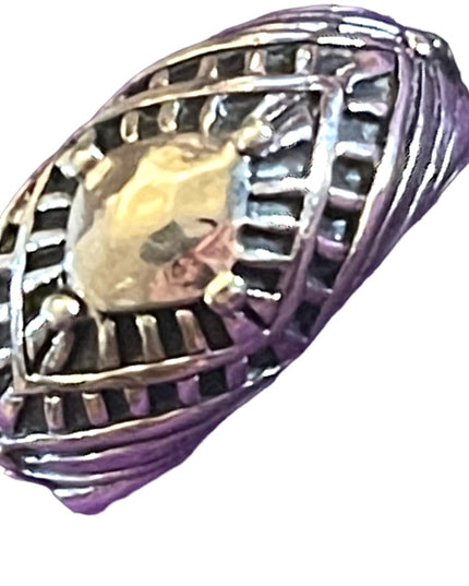 Silpada Sterling silver 925 domed fancy design ring