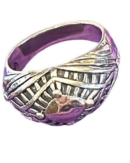 Silpada Sterling silver 925 domed fancy design ring