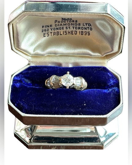 Sterling silver 925 gold plated engagement ring CZ band
