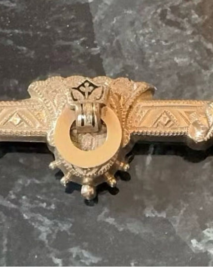 Lot of Antique Art Deco Jewelry Fur Clips Ornate Gold