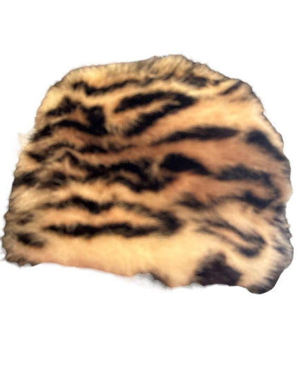 Vintage 1960s Stunning Mink Leopard Print Fur Hat