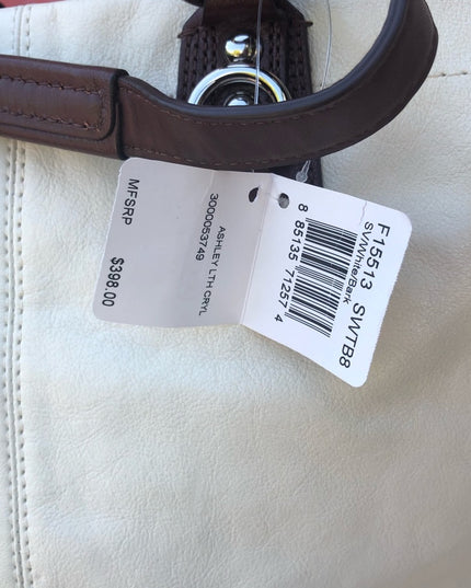 NWT Coach Leather F15513 Cream shoulder hobo bag purse