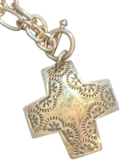 Vintage Sterling Silver 925 Silpada Cross Pendant Viturosity Necklace