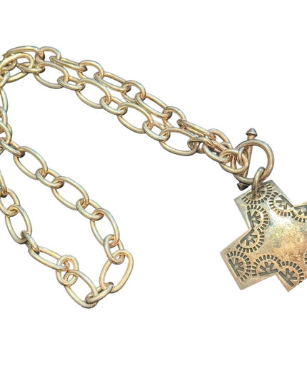 Vintage Sterling Silver 925 Silpada Cross Pendant Viturosity Necklace