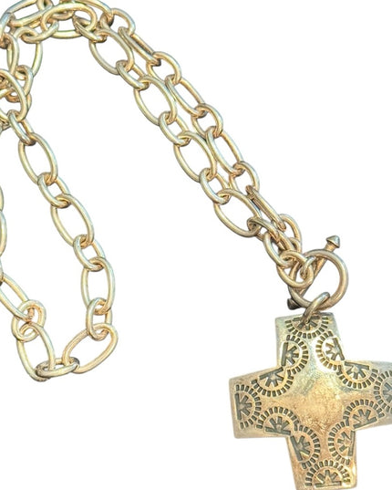 Vintage Sterling Silver 925 Silpada Cross Pendant Viturosity Necklace