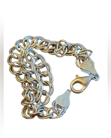 Sterling ailver 925 Italy link bracelet 7”