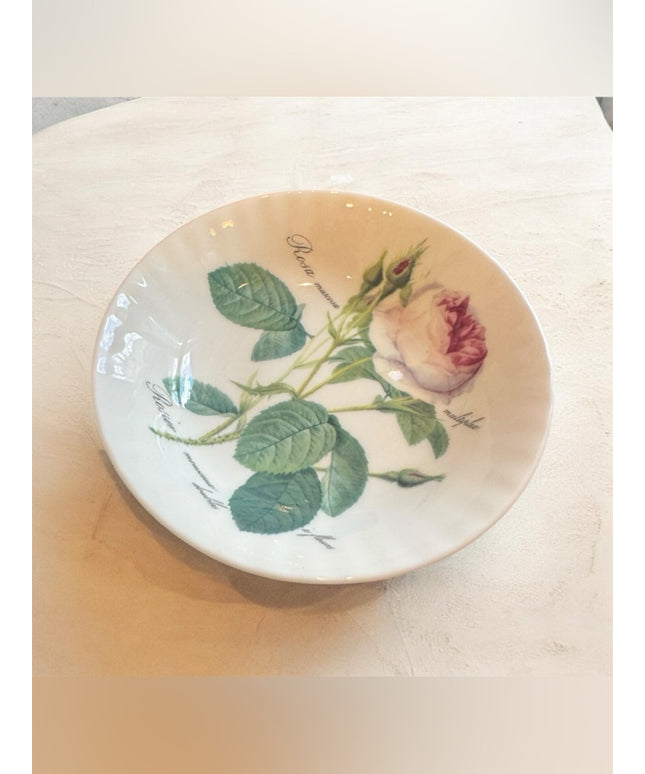 Redoute Roses Roy Kirkham Dessert Porcelain Bowl - 7”