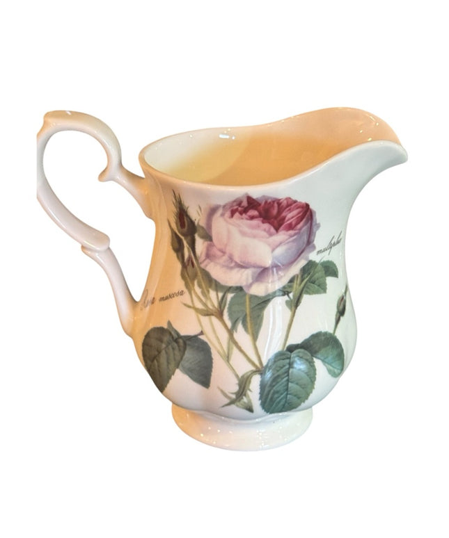 Redoute Roses Roy Kirkham Water Milk Jug 5”