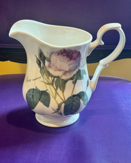 Redoute Roses Roy Kirkham Water Milk Jug 5”