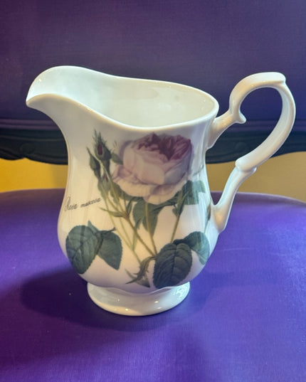 Redoute Roses Roy Kirkham Water Milk Jug 5”