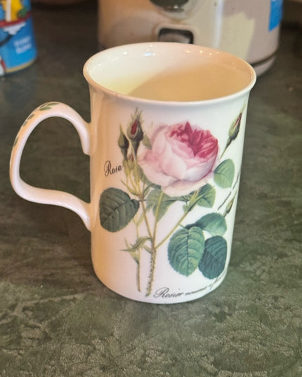 Roy Kirkham Redoute Roses Coffee Mug LN