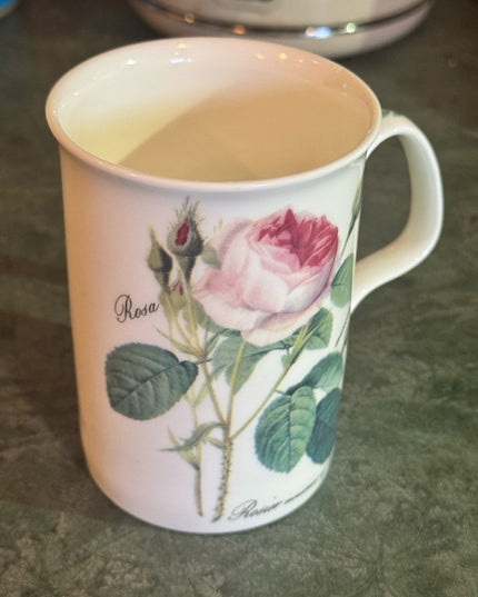 Roy Kirkham Redoute Roses Coffee Mug LN