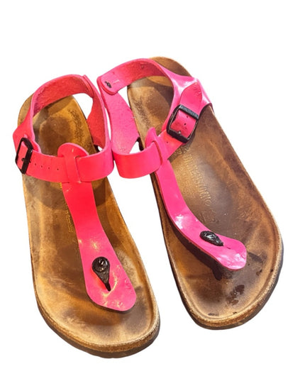 Birkenstock Rare Kairo Pink Fuscia T-Strap Thong Sandals