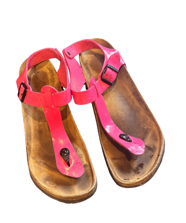 Birkenstock Rare Kairo Pink Fuscia T-Strap Thong Sandals