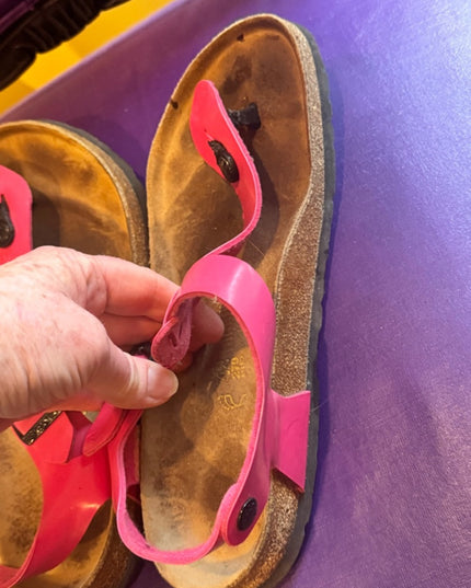 Birkenstock Rare Kairo Pink Fuscia T-Strap Thong Sandals